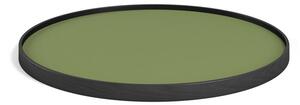 Brdr. Krüger - Tray - Oak Black model 60 - Bricka - WATER (Blå / Mørk Blå) - Ø 60cm H2,5 cm