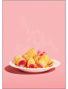 Poster & Frame - Hot Curls - Affisch - Hot Curls - 100 x 140 cm