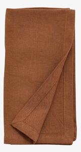 Nordal - Stofserviet - Servetter av tyg - Brown - L40 x B40 cm