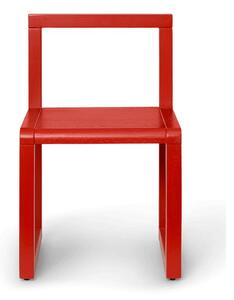 Ferm Living - Little Architect Chair - Barnstol - Poppy Red - W32 x H51 x D30 x SH30,8 cm