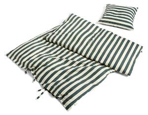 HAY - Été Bed Linen Set - Sängkläder - Dark Green - L200 x W140 cm + W63 x H60 cm