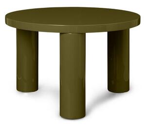 Ferm Living - Post Coffee Table - Soffbord - Small - Olive - Ø65 x H41,4 cm