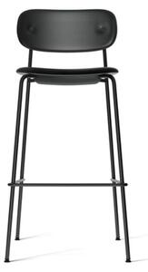 Audo Copenhagen - Co Bar Chair - Barstol - Black Steel / Dakar 0842 / Fully Upholstered - H: 104,5 x SH: 75,5 x W: 50.9 x D: 49.7 cm