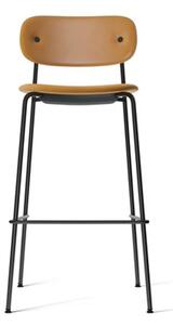 Audo Copenhagen - Co Bar Chair - Barstol - Black Steel / Dakar 2050 / Fully Upholstered - H: 104,5 x SH: 75,5 x W: 50.9 x D: 49.7 cm