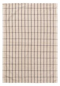 Ferm Living - Hale Tea Towel - Kökshandduk - Sand/Black - W50 x H70 cm