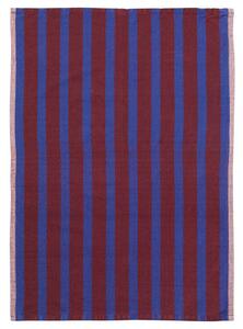 Ferm Living - Hale Tea Towel - Kökshandduk - Brown/Navy Blue - W50 x H70 cm