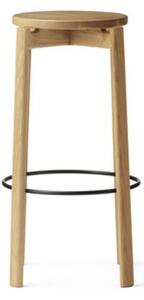 Audo Copenhagen - Passage Bar Stool - Barstol - Natural oak - H: 75 x Ø: 47 cm