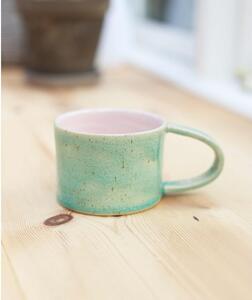 KRAKI Ceramics - Mug with big handle - Kopp - Vandmelon med Lava - D9 x H7,5 cm, 325 ml