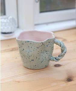KRAKI Ceramics - Snurrekop - Kopp - Konkylie - D9 x H9 cm, 325 ml