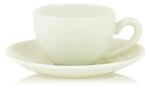 Lucie Kaas - Milk Cup W. Saucer - Kopp - Vanilla - Ø14,7 cm (20 cl)