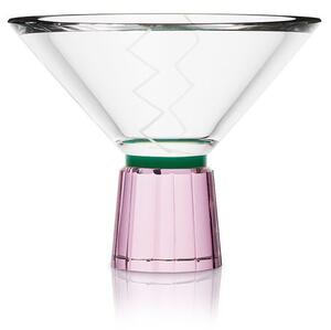 Reflections Copenhagen - Hope Bowl - Large - Skål - Clear,Mint,Rose - L14 x H11 x D14 cm