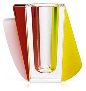 Reflections Copenhagen - Raleigh - Vas - Neon Yellow,Clear,Orange,Milk - L12.7 x H12 cm