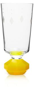 Reflections Copenhagen - Chelsea Tall Crystal Glass, Set of 2 - Cocktailglas - Clear, Yellow - H15 cm (set of 2)