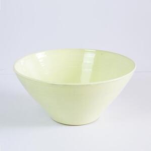 Bornholms Keramikfabrik - Handthrown Bowl - Skål - Lemonade - large - D25 x H12 cm