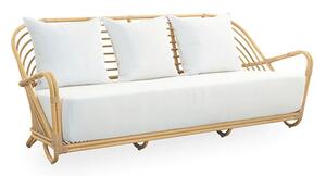 Sika - Charlottenborg 3-Seater Sofa - Kontorsstol - Stel: Natur / - B199 x D84 x H75 x SH40 cm