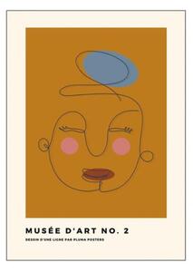 Poster & Frame - Musée D'Art No. 2 - Pluma Posters - Affisch - Musée D'Art No. 2 - 50 x 70 cm