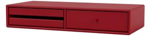 Montana - MAKEUP - Wall mounted - Hylla - Beetroot - B 69,6 x H 12,6 x D 30 cm