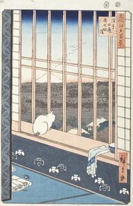 Bildreproduktion Asakusa Rice Fields and Festival of Torinomachi, Ando or Utagawa Hiroshige