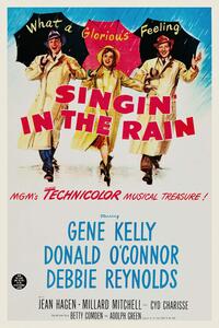 Illustration Singing in the Rain, Ft. Debbie Reynolds & Gene Kelly