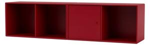 Montana - LINE - Wall mounted - Skänk - Beetroot - B 139,2 x H 35,4 x D 30 cm