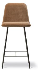 Fredericia Furniture - Spine Metal Barstool 1931 by Space Copenhagen - Barstol - Harald 343 / Black Steel - W42,5 x D35 x H68 cm