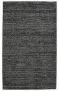 Palma plain svart - flatvävd matta