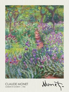 Bildreproduktion The Artist’s Garden in Giverny (1900), Claude Monet