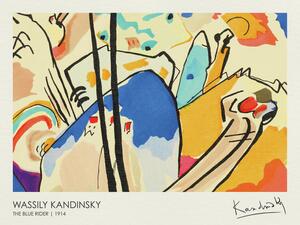 Bildreproduktion The Blue Rider (1914), Wassily Kandinsky