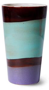 HKLiving - 70s Ceramics Latte Mug - Mugg - Patina - 7,5x7,5x13cm - 280 ml
