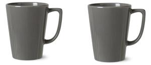 Rosendahl - Grand Cru Colour / Mug - Mugg - Ash Grey - 2 pcs - Ø8,5 x H11 cm (0,34 cl)