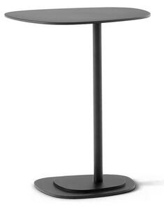 Fredericia Furniture - Insula Picolo Table 5198 by Ernst & Jensen - Soffbord - High - Black Lacquered Aluminium - W47 x D40 x H58 cm