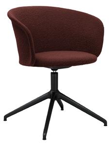 HEM - Kendo Swivel Chair 4-star Return - Conker/Black - Kontorsstolar - Sabine Marcelis,LucidiPevere - Brun - Metall/Trä/Skum/Plast/Ull