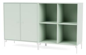 Montana - PAIR - With white legs - Skänk - Mist - B 139,2 x H 69,6 x D 38 cm