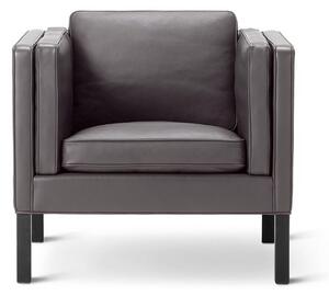 Fredericia Furniture - Mogensen Lounge Chair 2334 by Børge Mogensen - Fåtölj - Max 96 Dark Brown / Black Lacquered Oak - W85 x D78 x H78 x SH43 cm