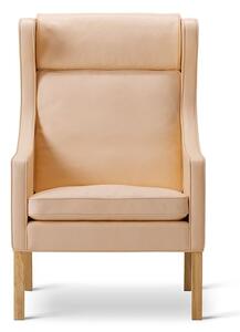 Fredericia Furniture - Mogensen Wing Chair 2204 by Børge Mogensen - Fåtölj - Vegeta 90 Natural / Soaped Oak - W69 x D88 x H106 x SH43 cm