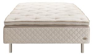 DUX - Dux 10 resårbotten fast 140x200 cm/ Top Pad Bäddmadrass/ Rund oatmeal 20 cm - Sängar - Beige