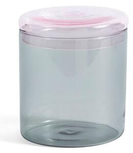 HAY - Borosilicate Jar - Behållare - Grey - Ø12 x H13,5 cm