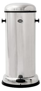Vipp - Pedalspand - Vipp16 - Papperskorg - Stainless Steel - Ø30 x H62 cm - 18 Liter