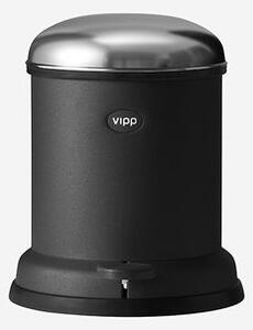 Vipp - Pedalspand - Vipp13 - Papperskorg - Black - Ø24 x H30,2 cm - 4 Liter