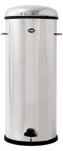 Vipp - Pedalspand - Vipp17 - Papperskorg - Stainless Steel - Ø30 x H72 cm - 30 Liter