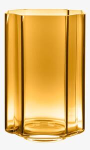 Louise Roe - Funki Vase - Vas - Funki Vase Asymmetric Amber - Ø21 x H34 cm