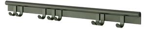 Muuto - Coil Coat Rack - Krokar - Dark Green Large - H9,5 x W100 x D6,5 cm