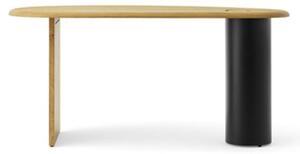 Audo Copenhagen - Eclipse Desk - Skrivbord - Natural Oiled Oak - H: 75 cm W: 160 cm D: 80 cm