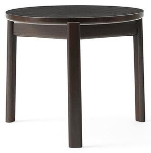 Audo Copenhagen - Passage Lounge Table - Soffbord - Ø50 - Dark Lacquered Oak - H43 x Ø50 cm