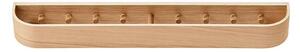 Audo Copenhagen - Epoch Rack - Krokar - 79 - Natural Oak/Fog - H8 x W79 x D11 cm