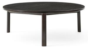 Audo Copenhagen - Passage Lounge Table - Soffbord - Ø90 - Dark Lacquered Oak - H33 x Ø90 cm