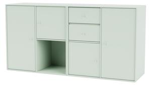 Montana - COUPLE - Wall mounted - Skänk - Mist - H 69.6 CM / W 139.2 CM / D 38 CM