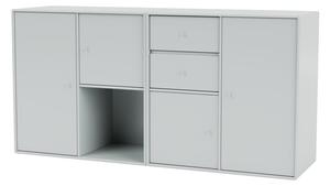Montana - COUPLE - Wall mounted - Skänk - Oyster - H 69.6 CM / W 139.2 CM / D 38 CM