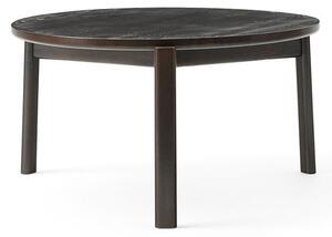 Audo Copenhagen - Passage Lounge Table - Soffbord - Ø70 - Dark Lacquered Oak - H38 x Ø70 cm