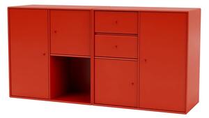 Montana - COUPLE - Wall mounted - Skänk - Rosehip - H 69.6 CM / W 139.2 CM / D 38 CM